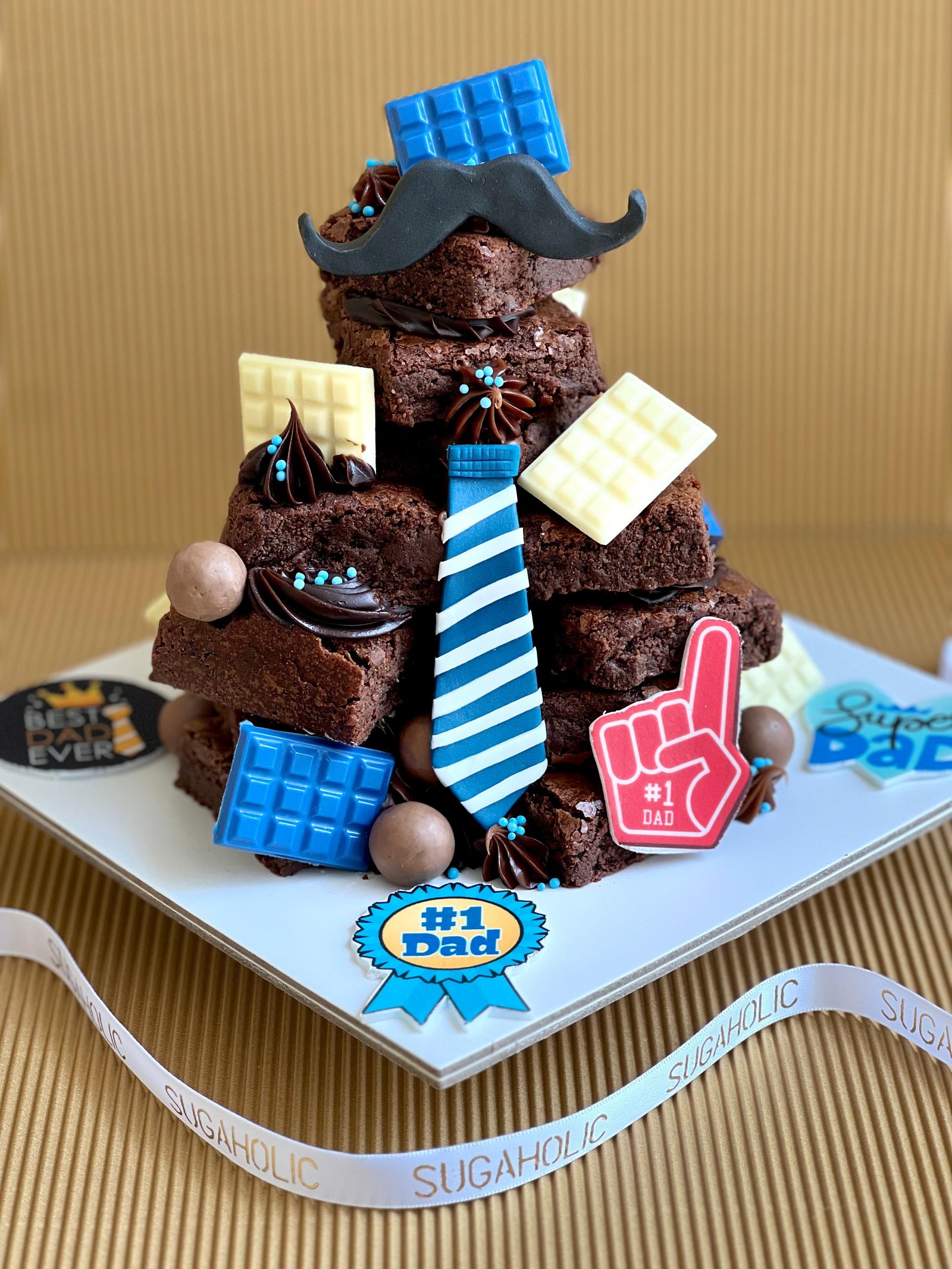 Father's Day Brownie Tower