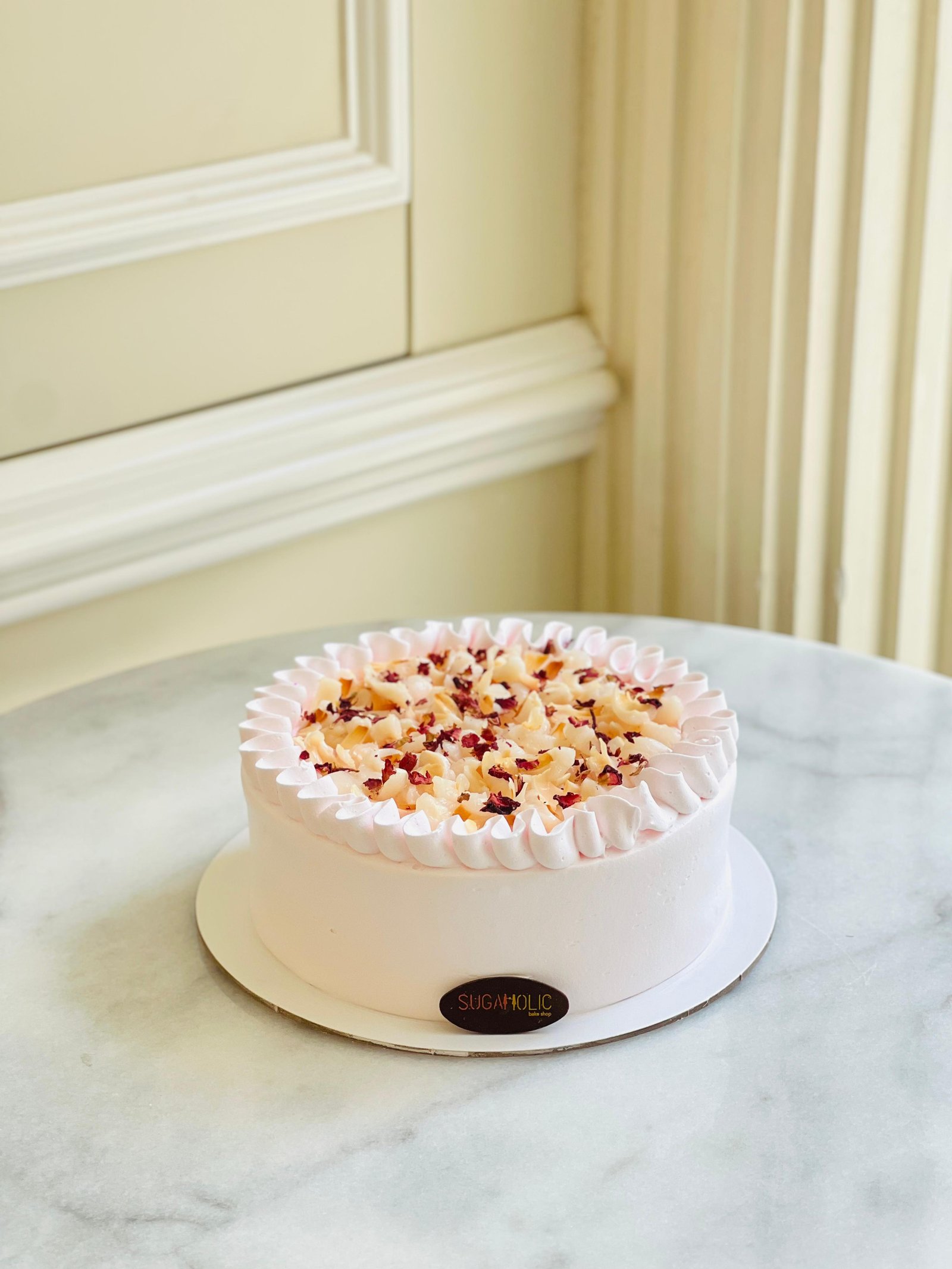 Rose Lychee Cake