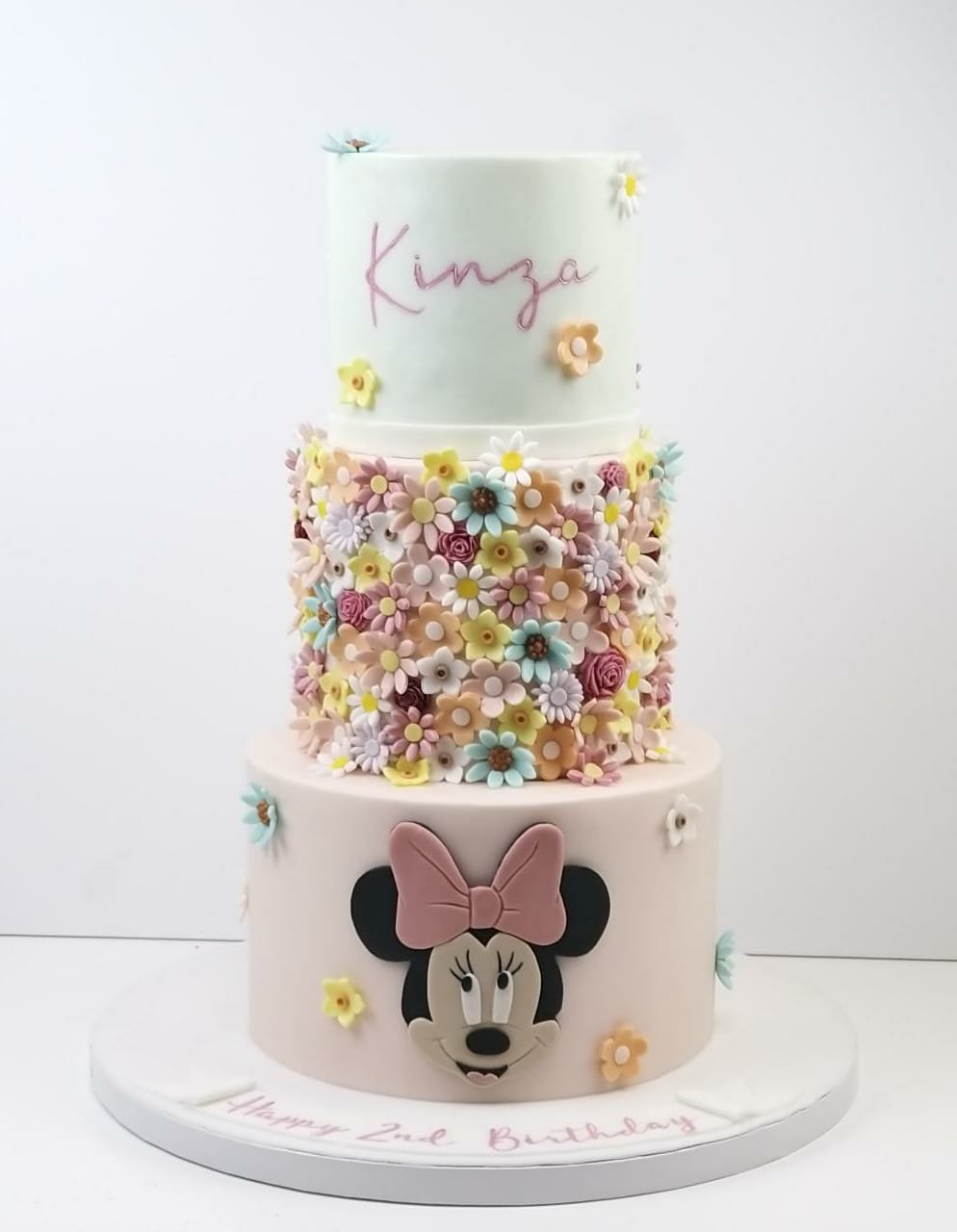 Minnie Mouse Two Tier Cake