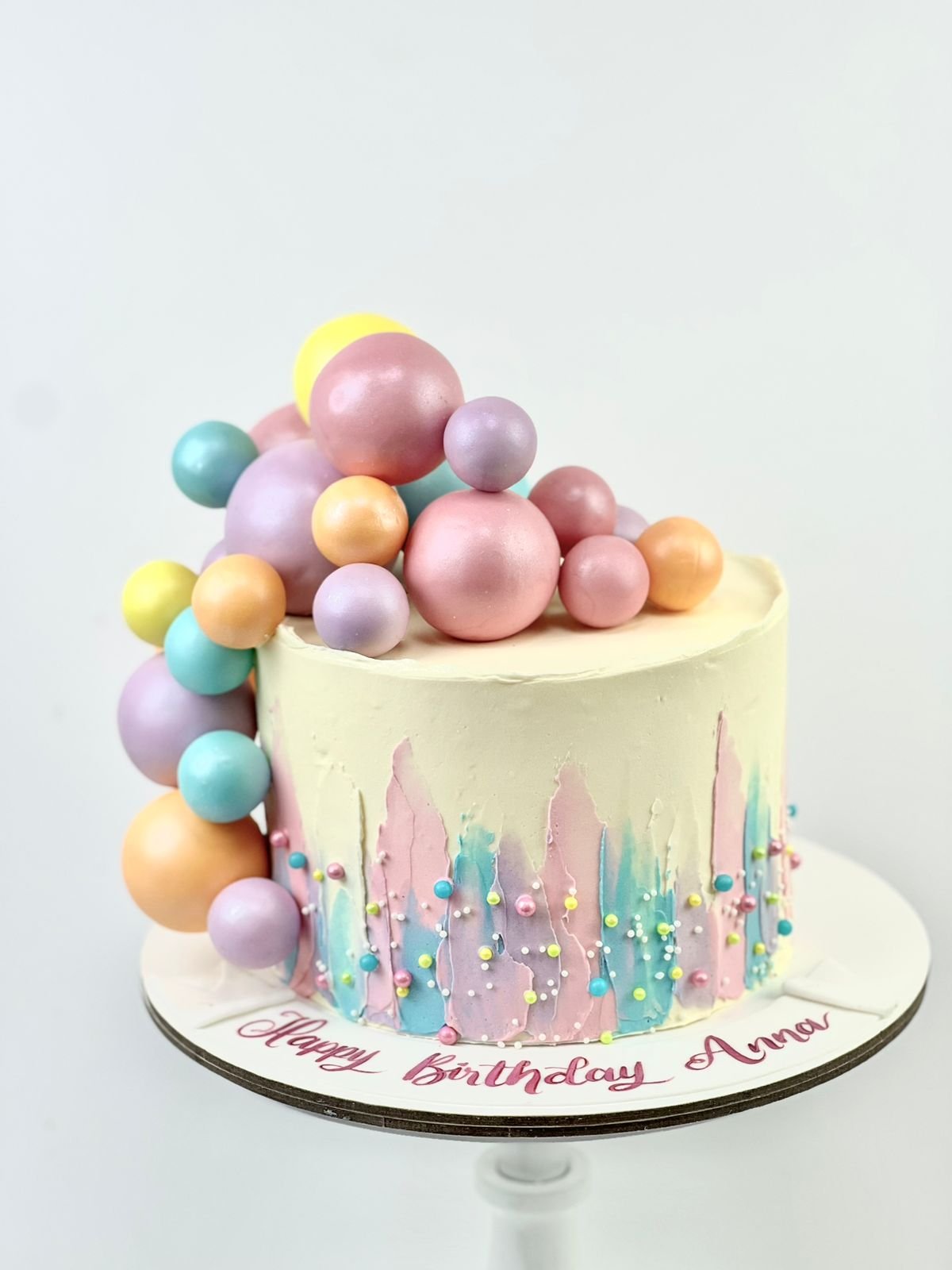 Rainbow Balls Cake 