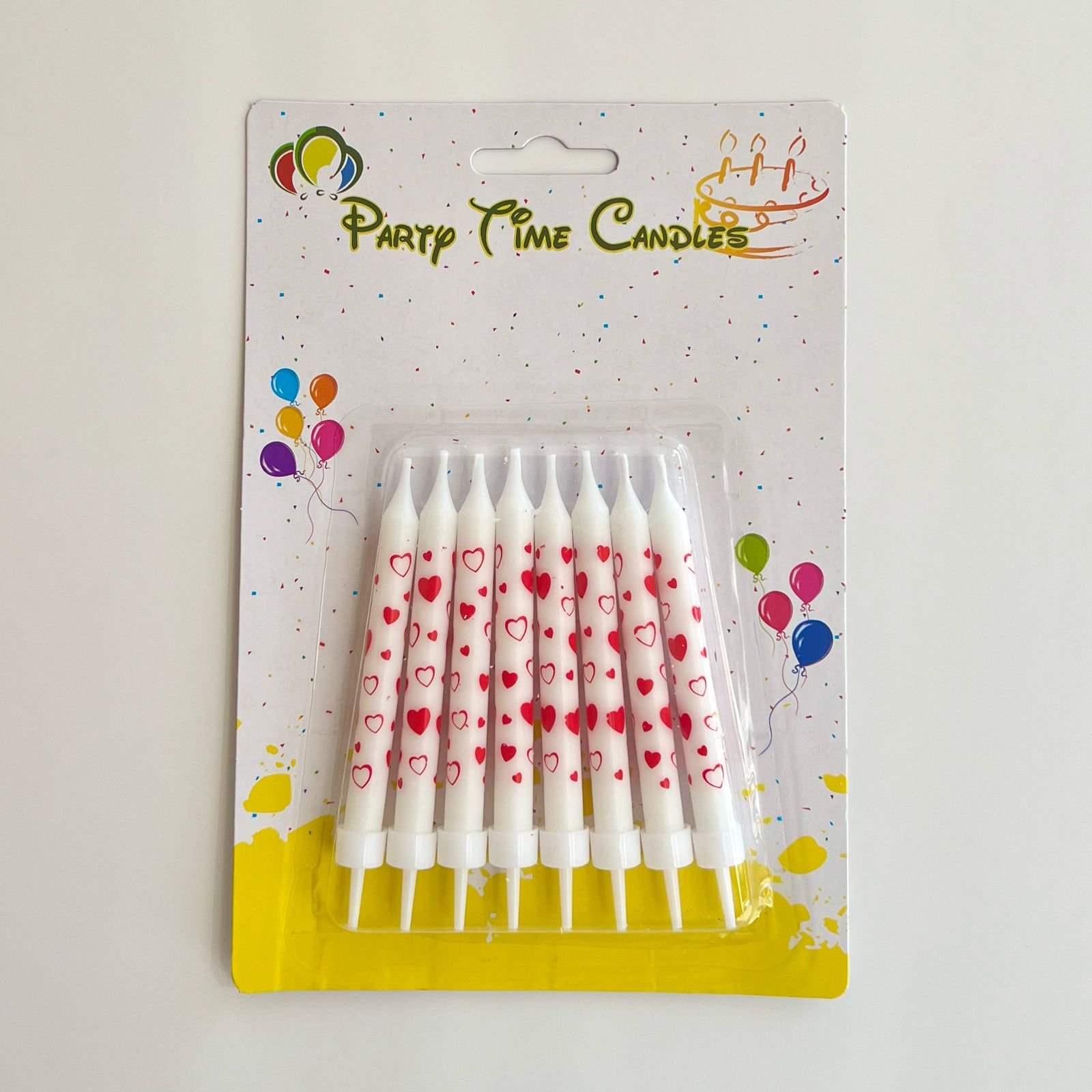 White Hearts Candles