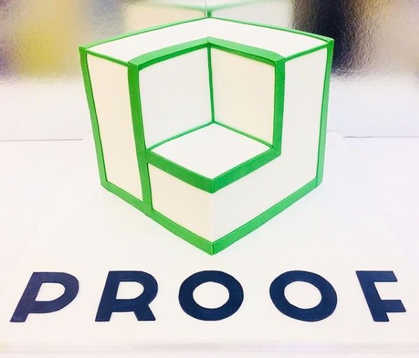 Proof Logo Cake 