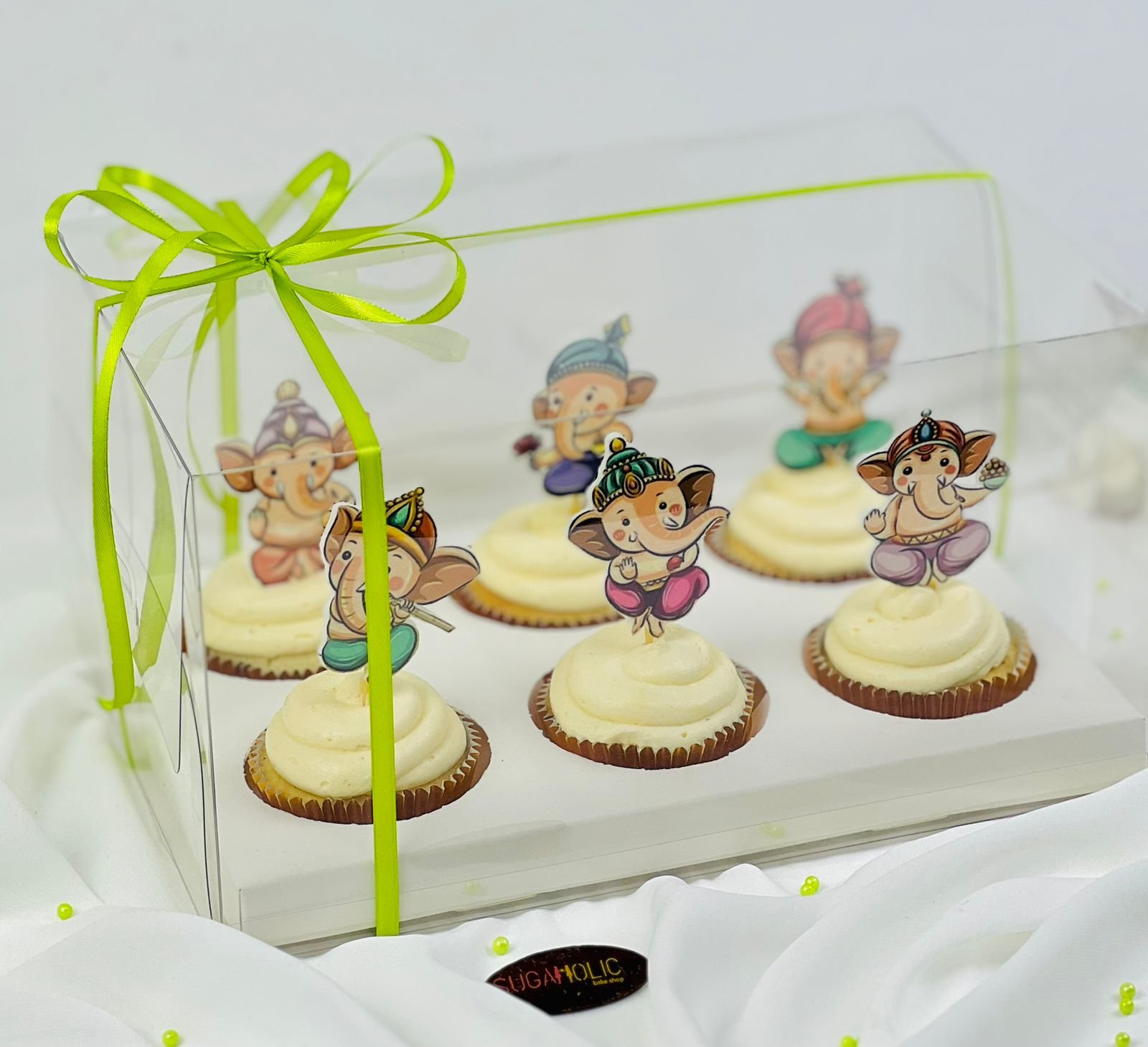 Ganpati Cupcakes - Box of 6 