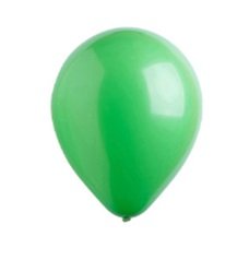 Festive Green Standard Latex Balloons