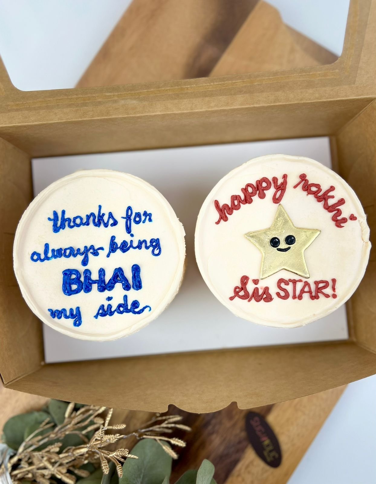 Bento Cake Set 3 - Bhai and Sistar