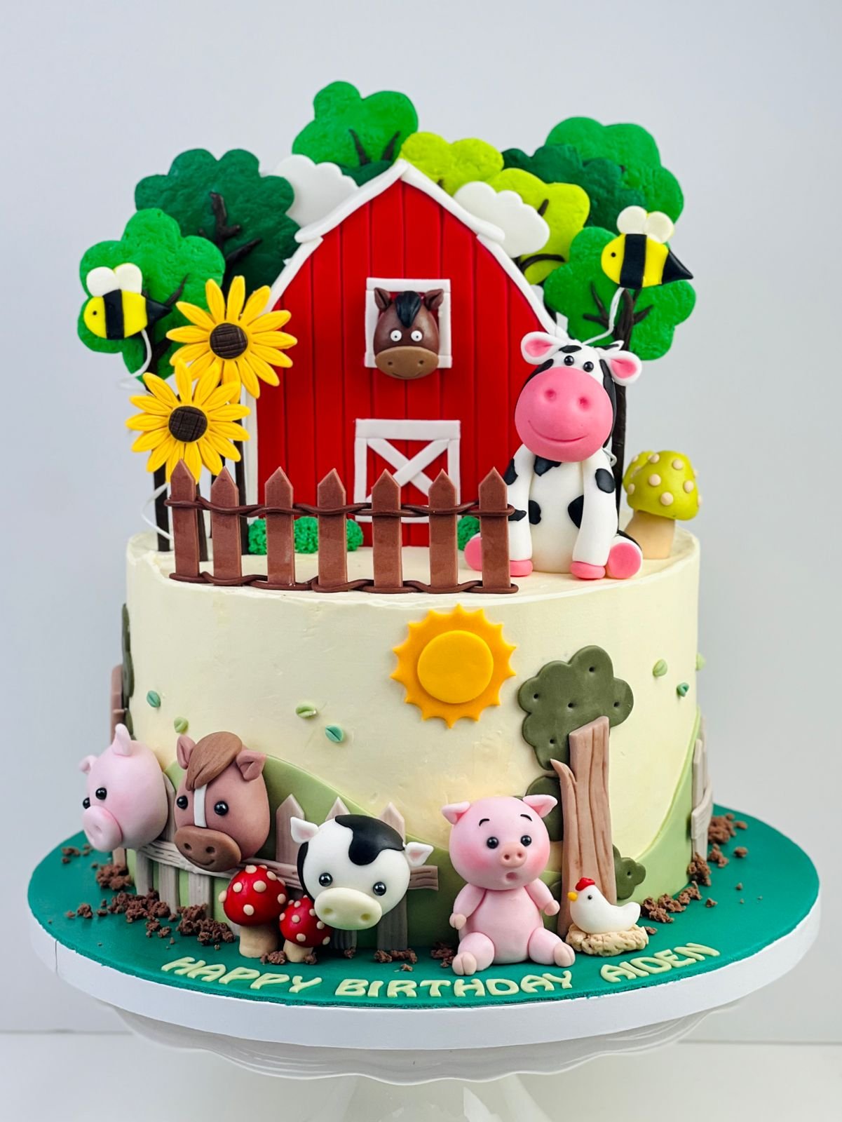 Farm Animals Cakes 