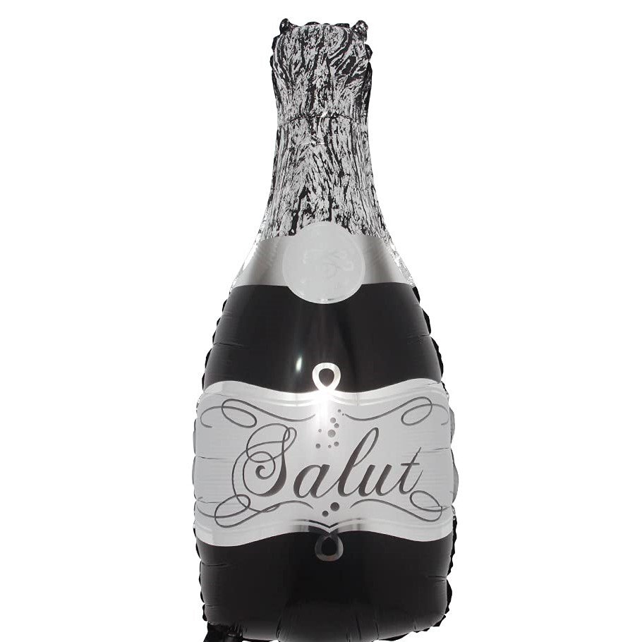 Black Champagne Foil Balloon