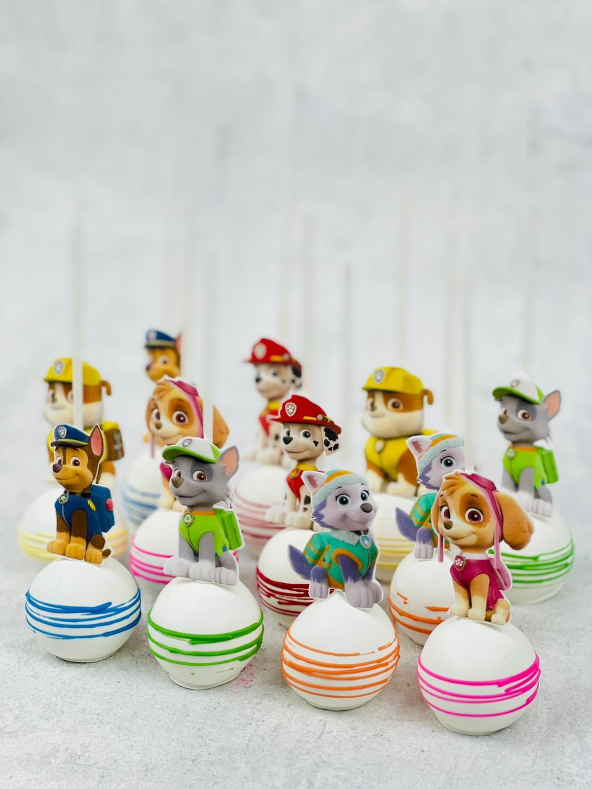 Edible Print  Paw Patrol Cakepops  ( per piece)