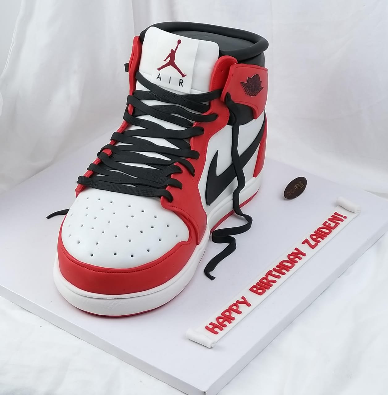 3d Jordan Red Shoe Cake