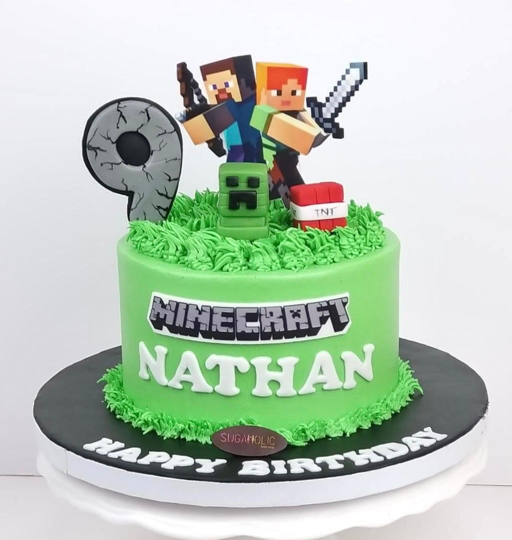 Minecraft Cake 04