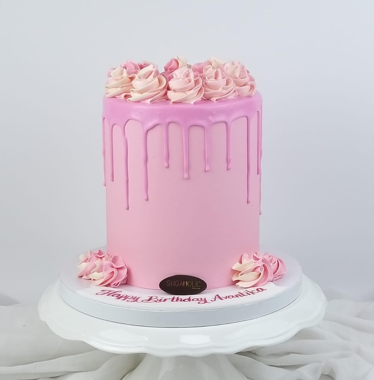 Pink Overload Buttercream Drippity Cake