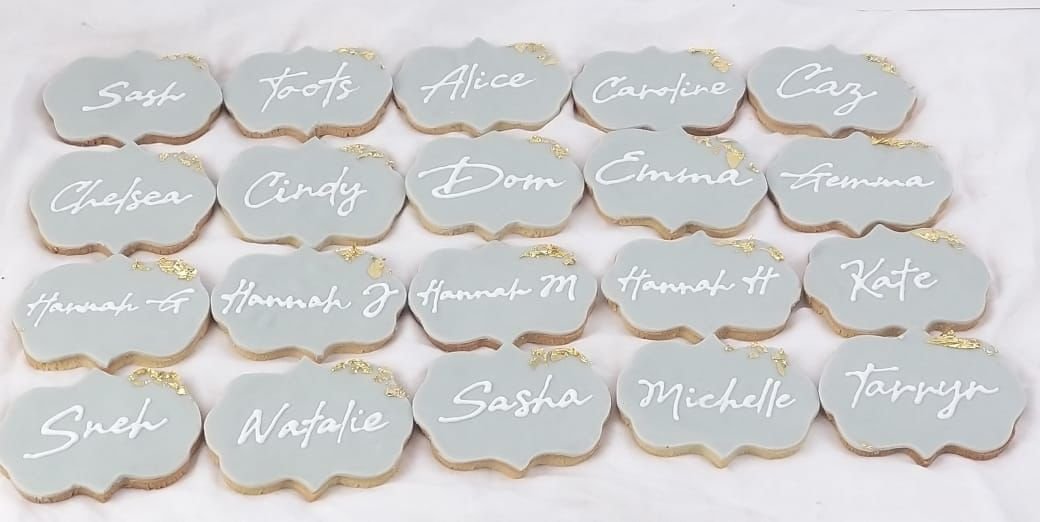 Name Plaque Cookies ( per piece)