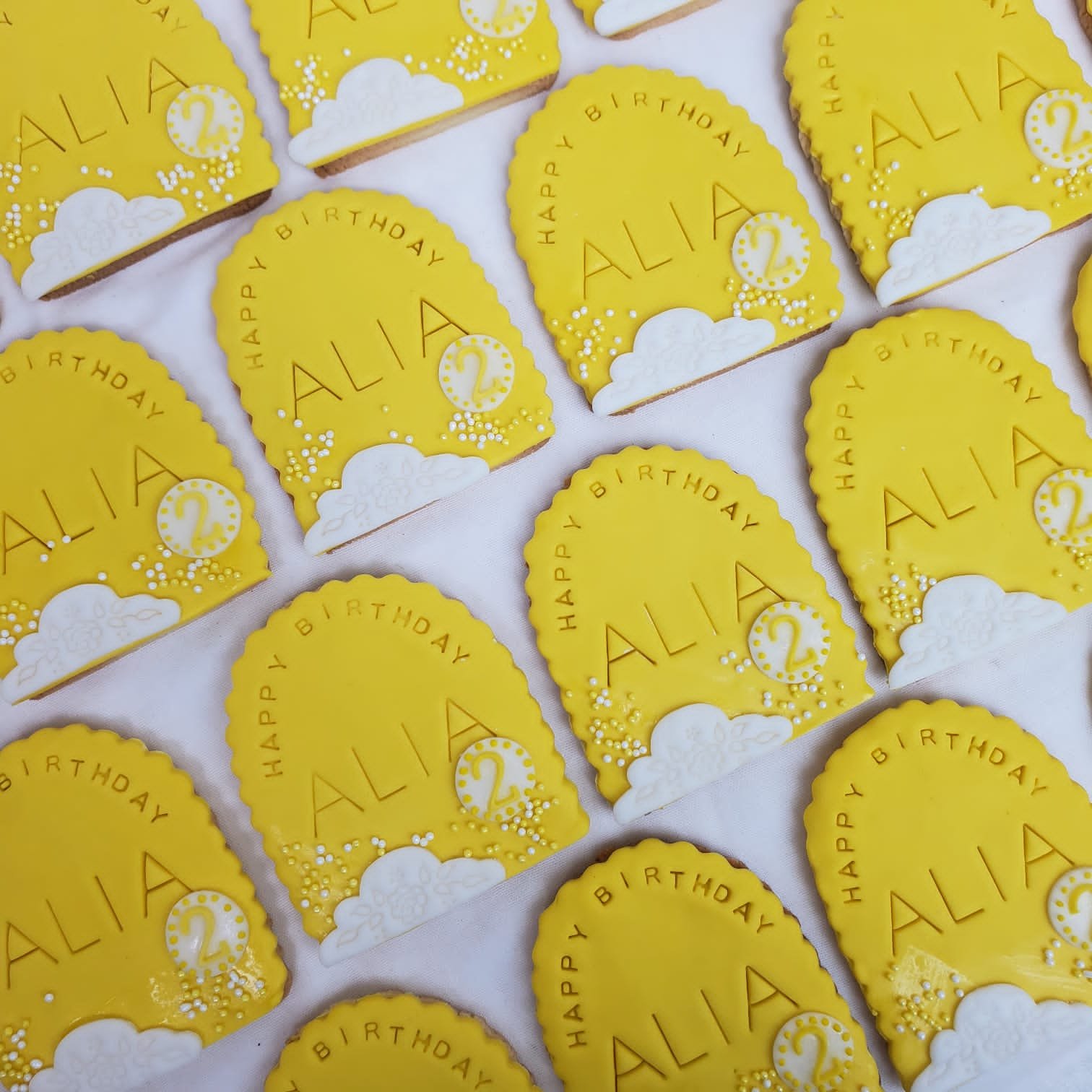 Yellow and White Cookies ( per piece)