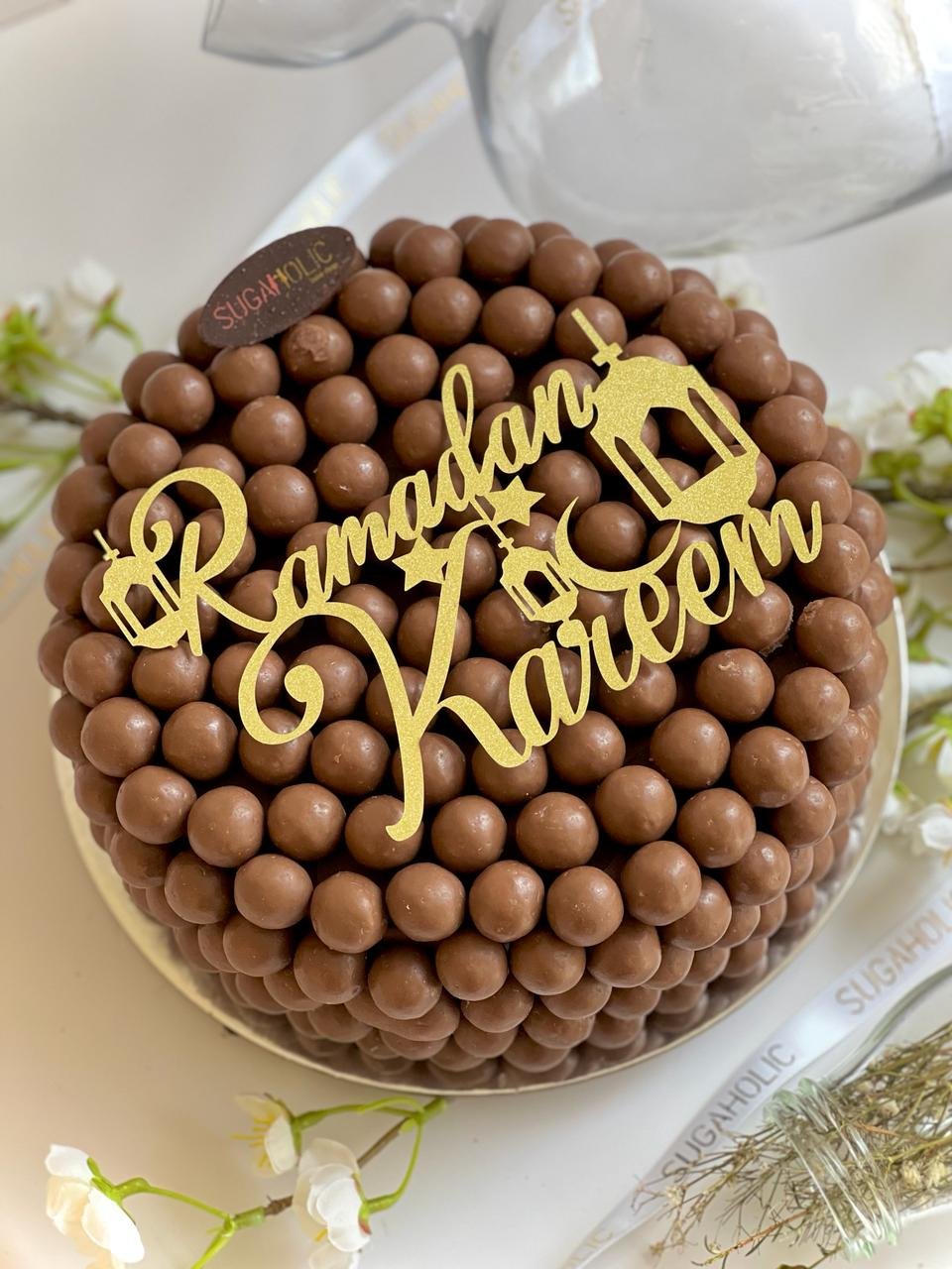 Malteser Cake With Ramadan Kareem topper 
