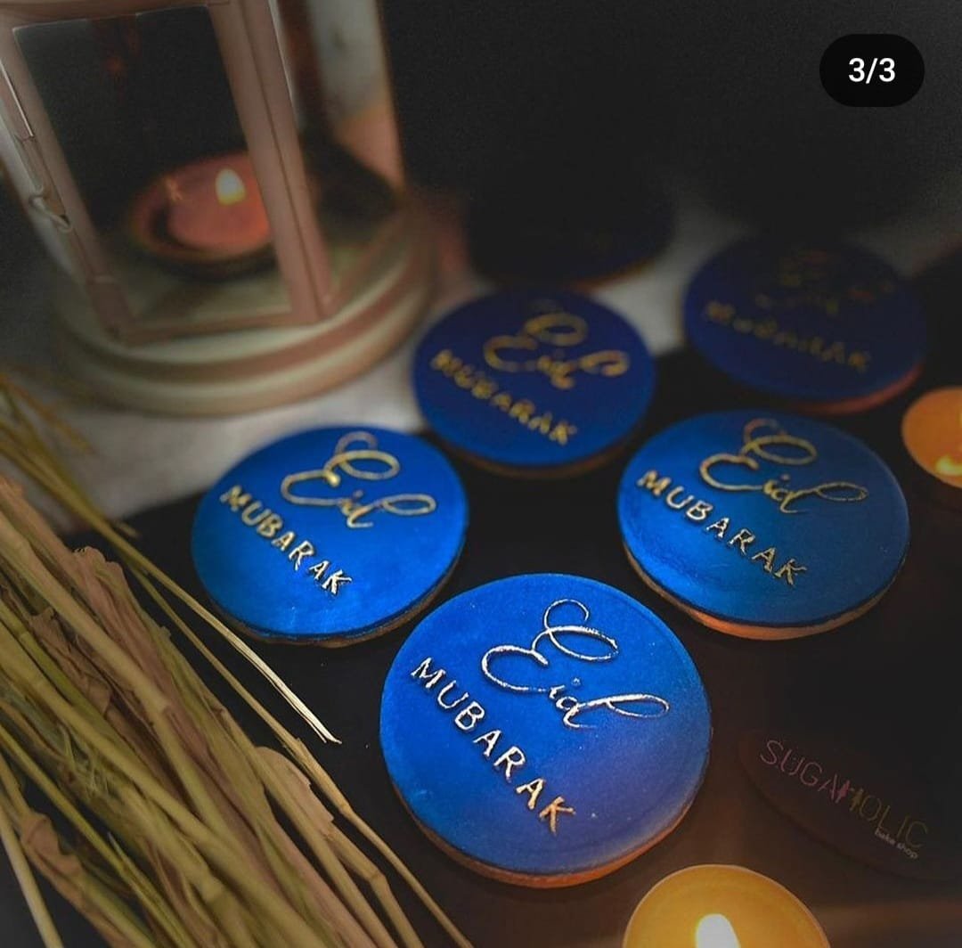 Eid Mubarak Cookies - Mini Size (per piece)
