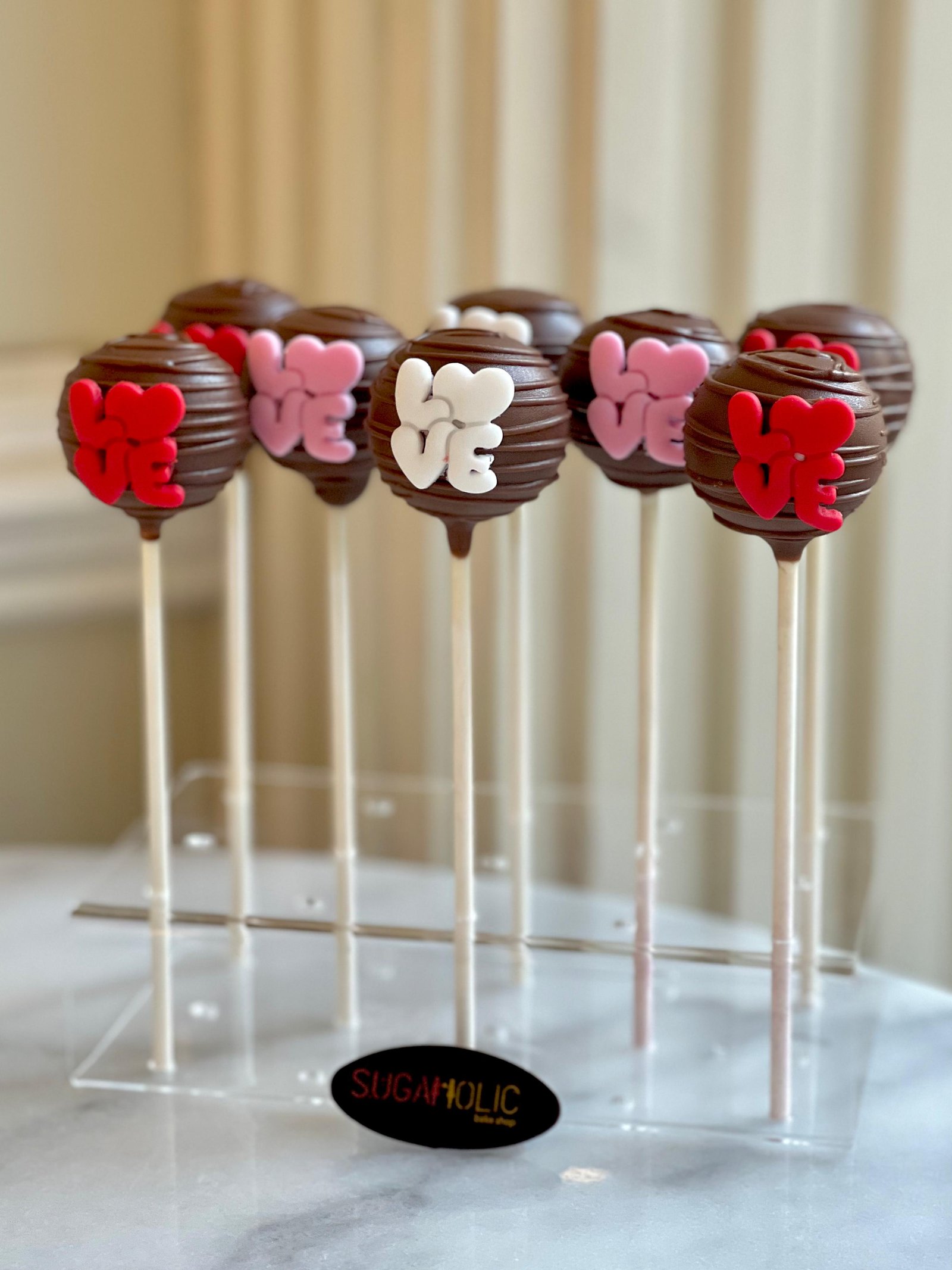 Chocolate Cakepop with LOVE   (per piece)