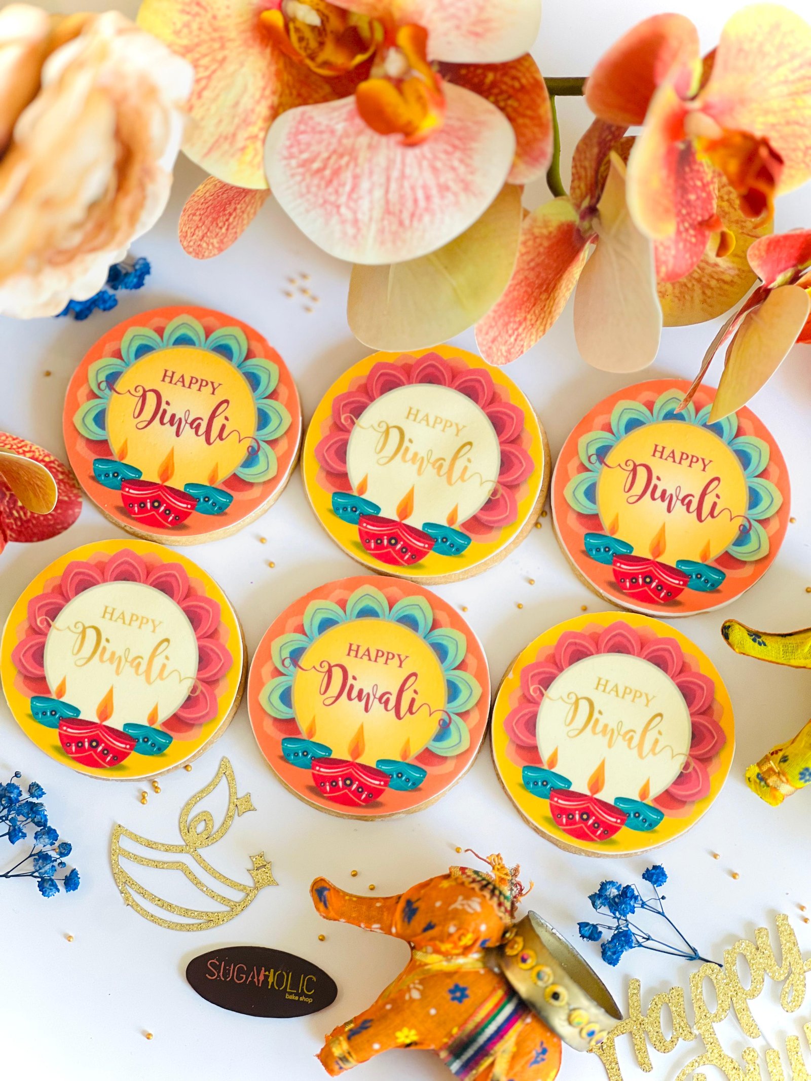 Edible Print Diwali Cookies ( per piece ) 