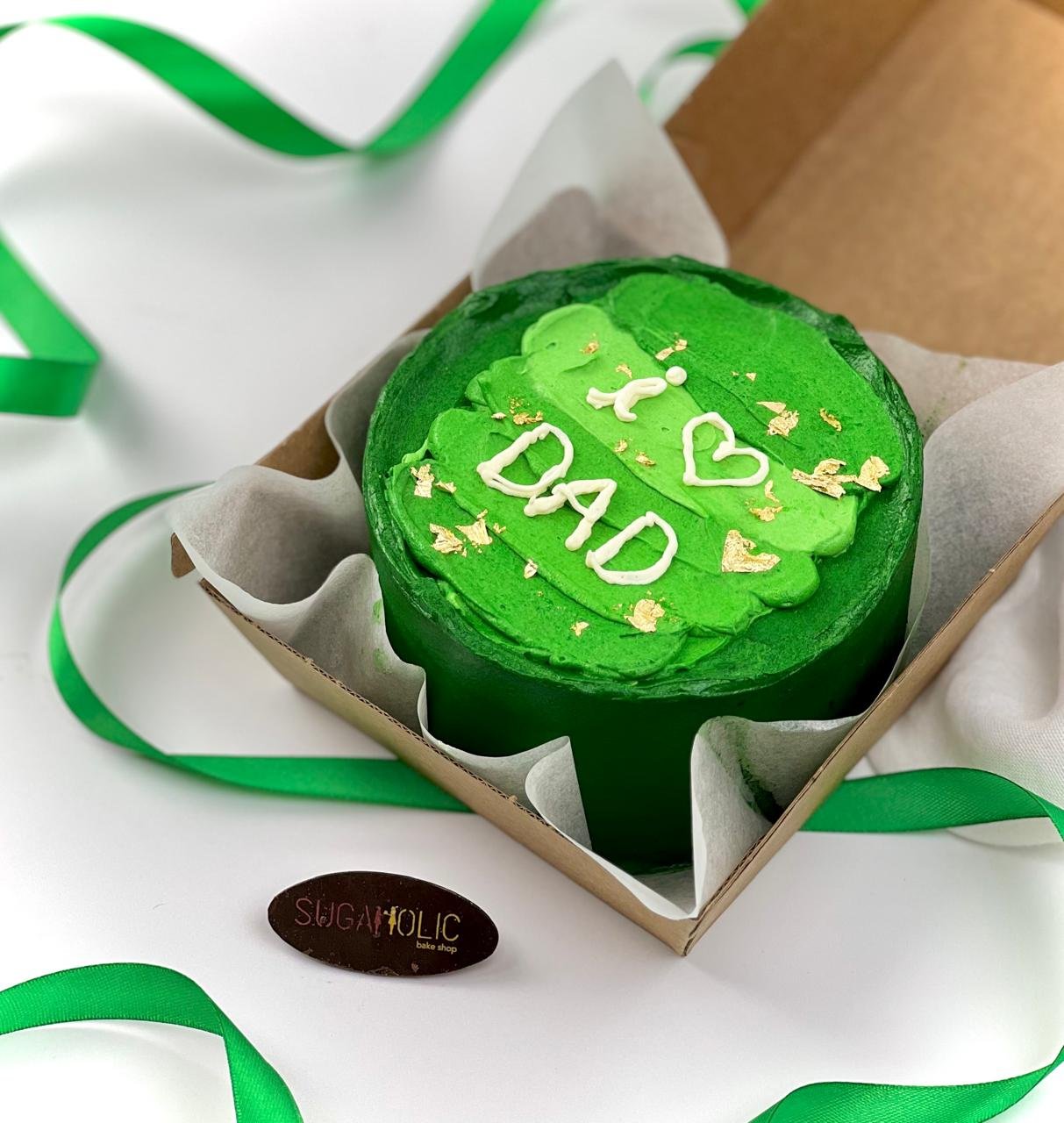Bento Father's Day Cake ( Green ) 