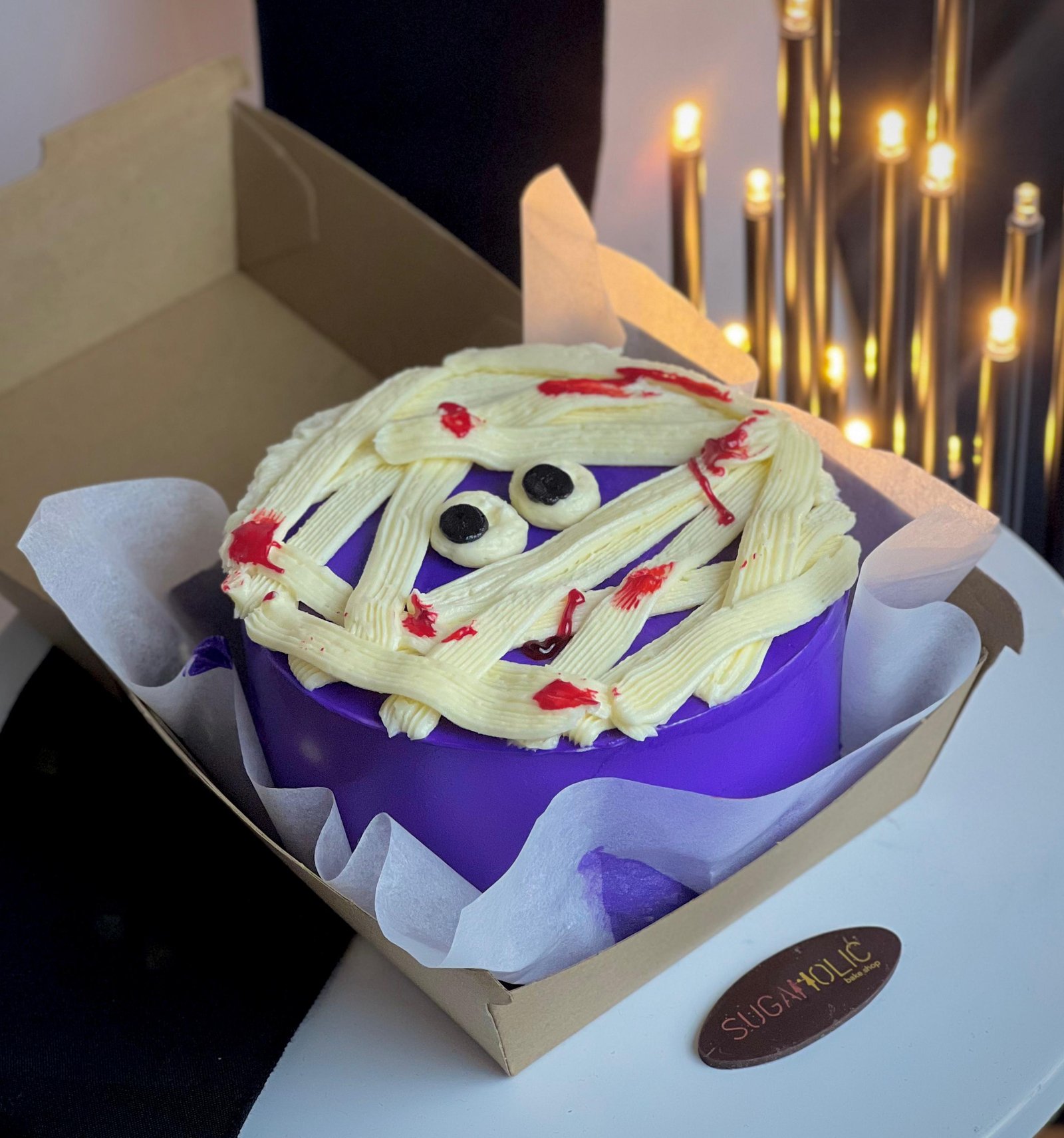 Bloody Mummy Bento Cake