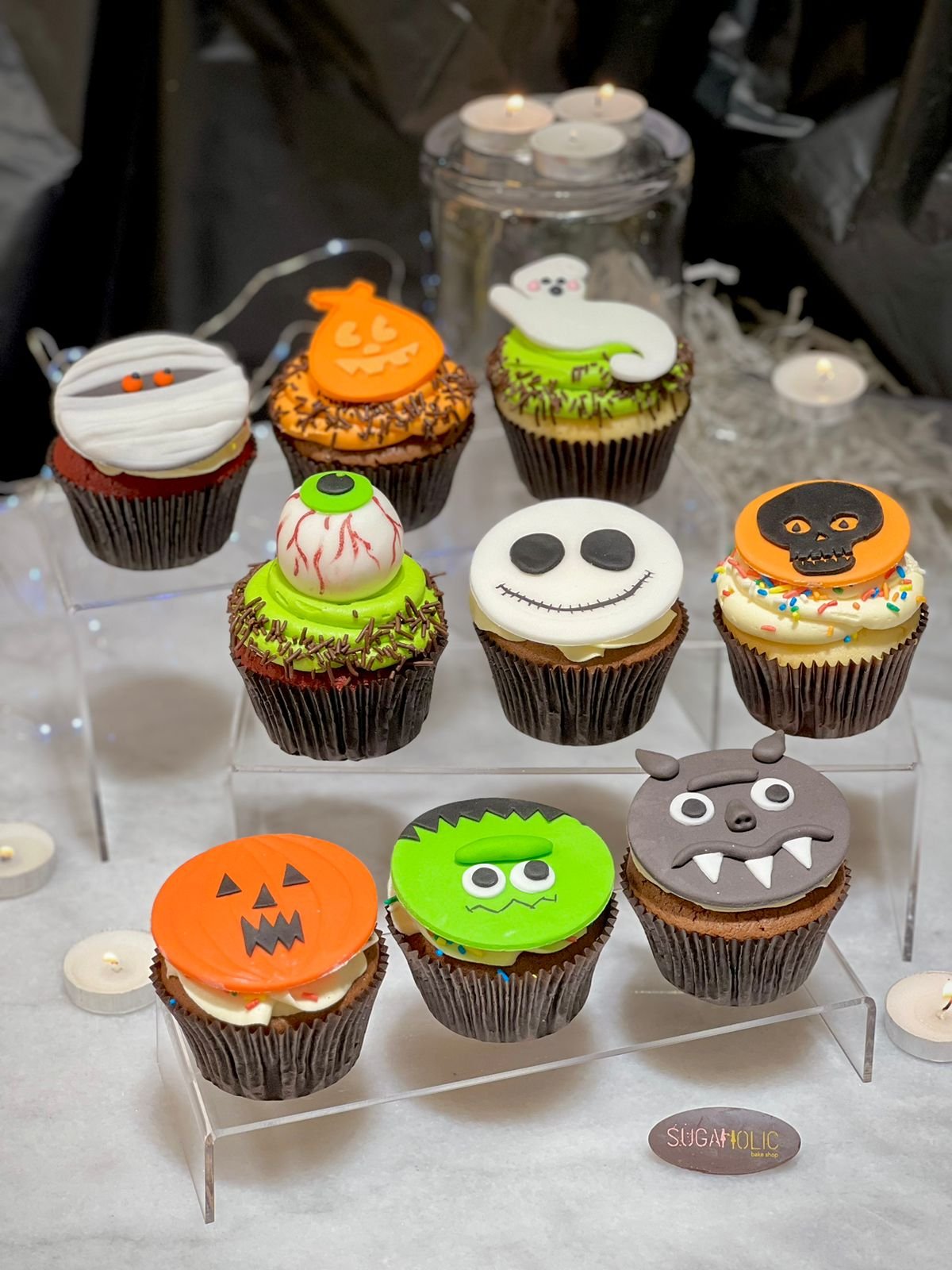 Halloween Cupcakes (mix design) - per piece