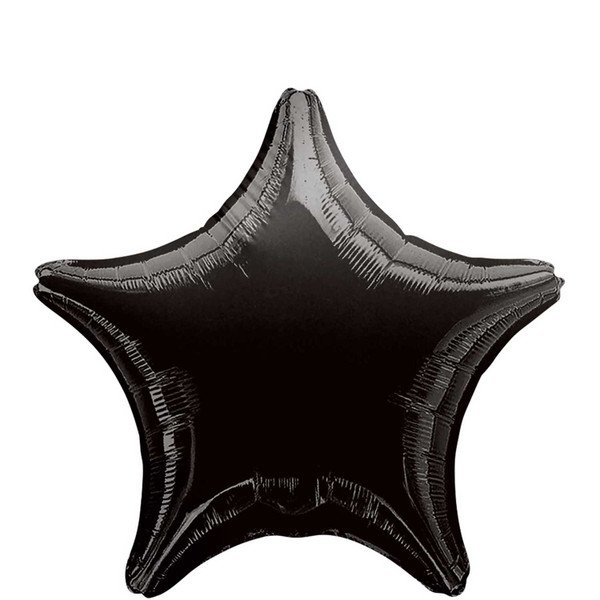 Star Black Foil Balloon