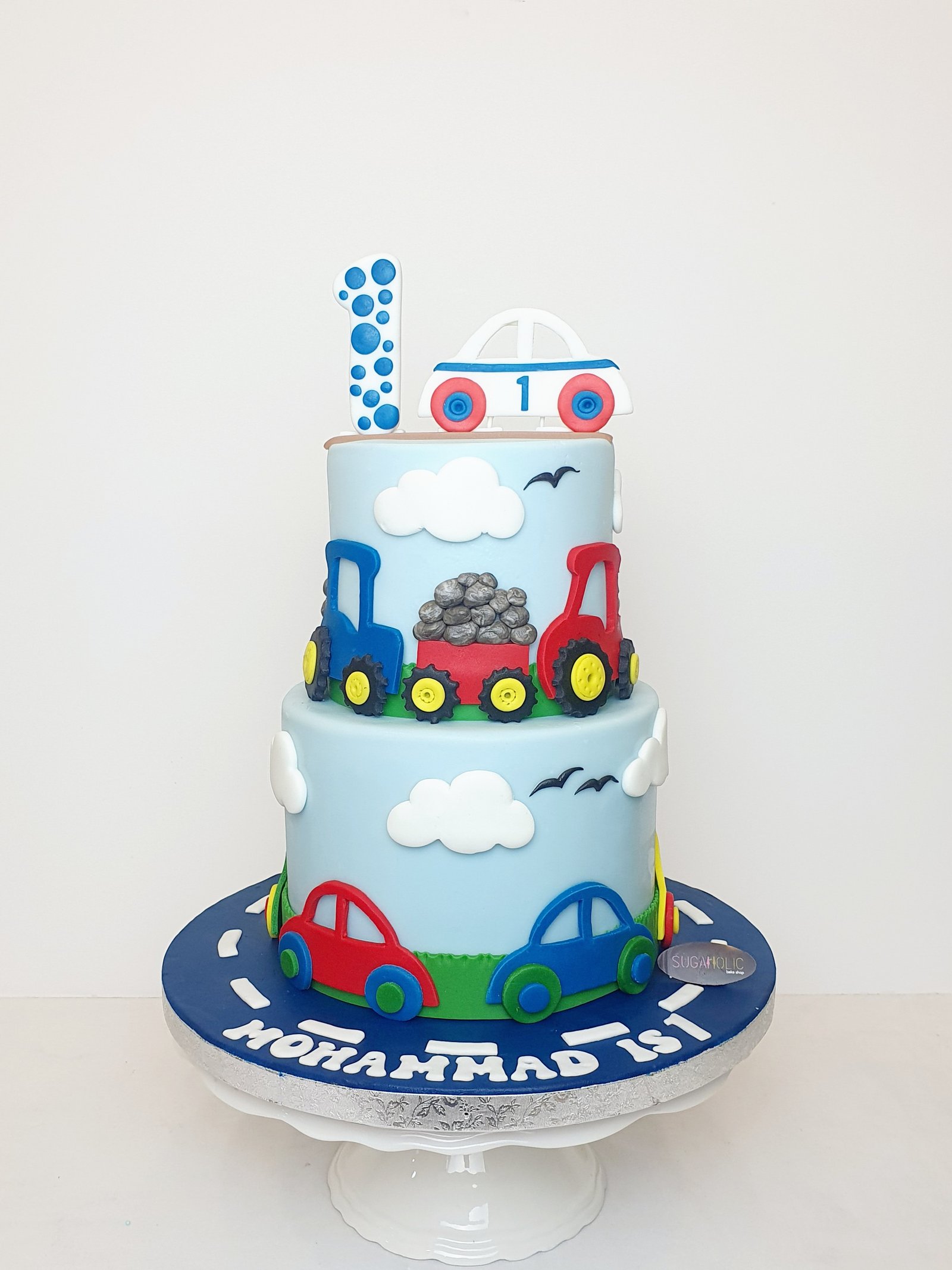 Street Car 2D Cake
