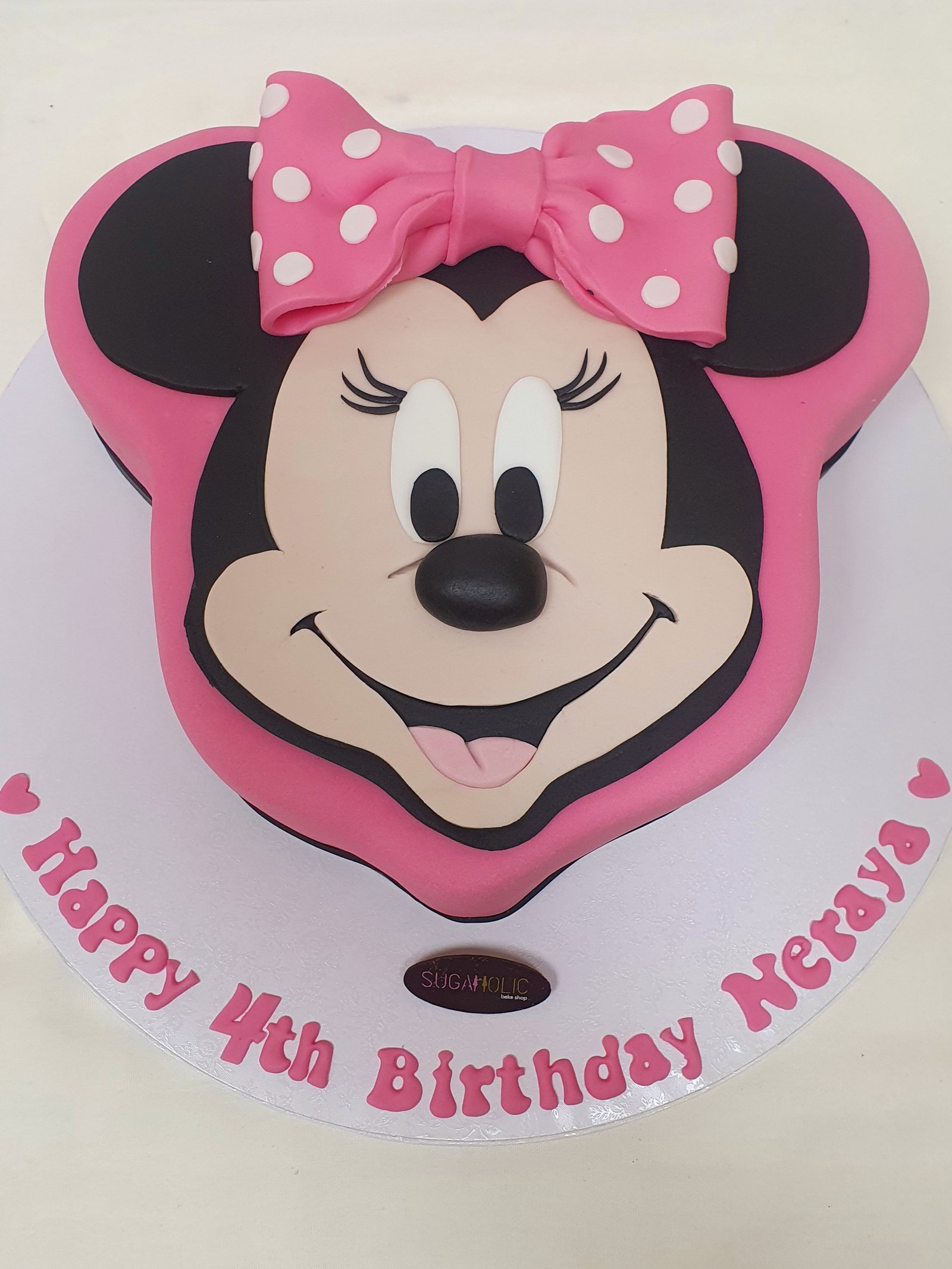 Minnie Mouse Head Cake