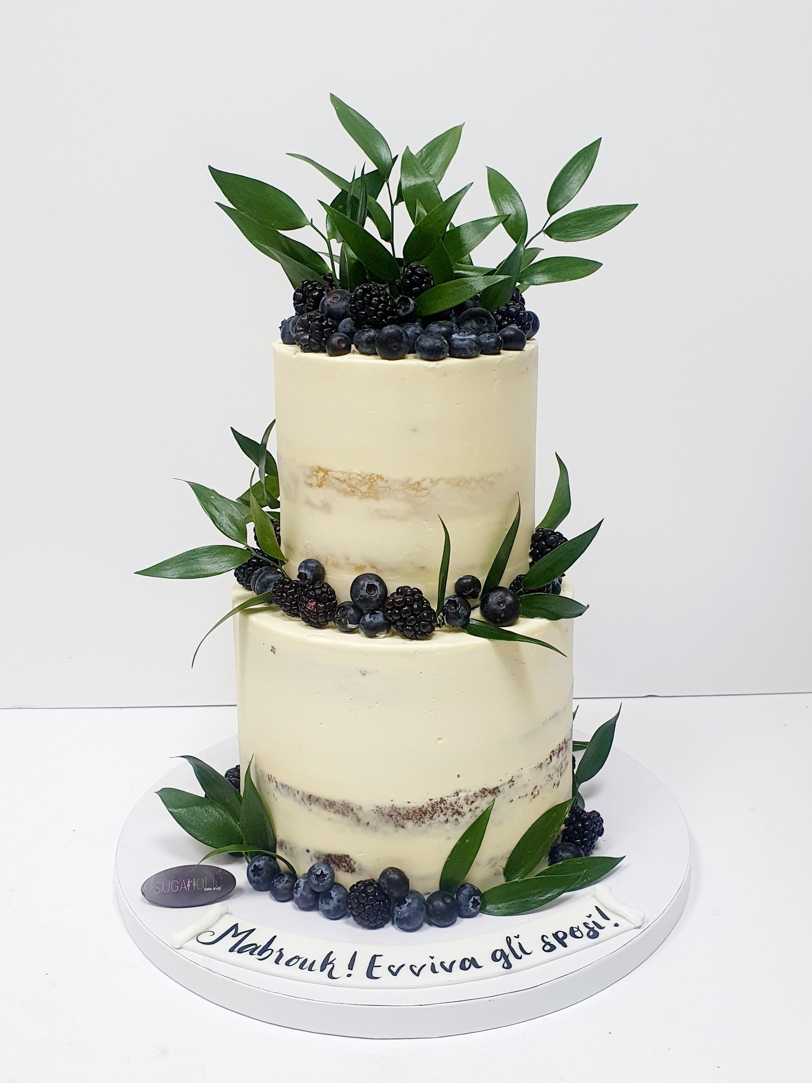 Buttercream Mixed Berries Naked Cake