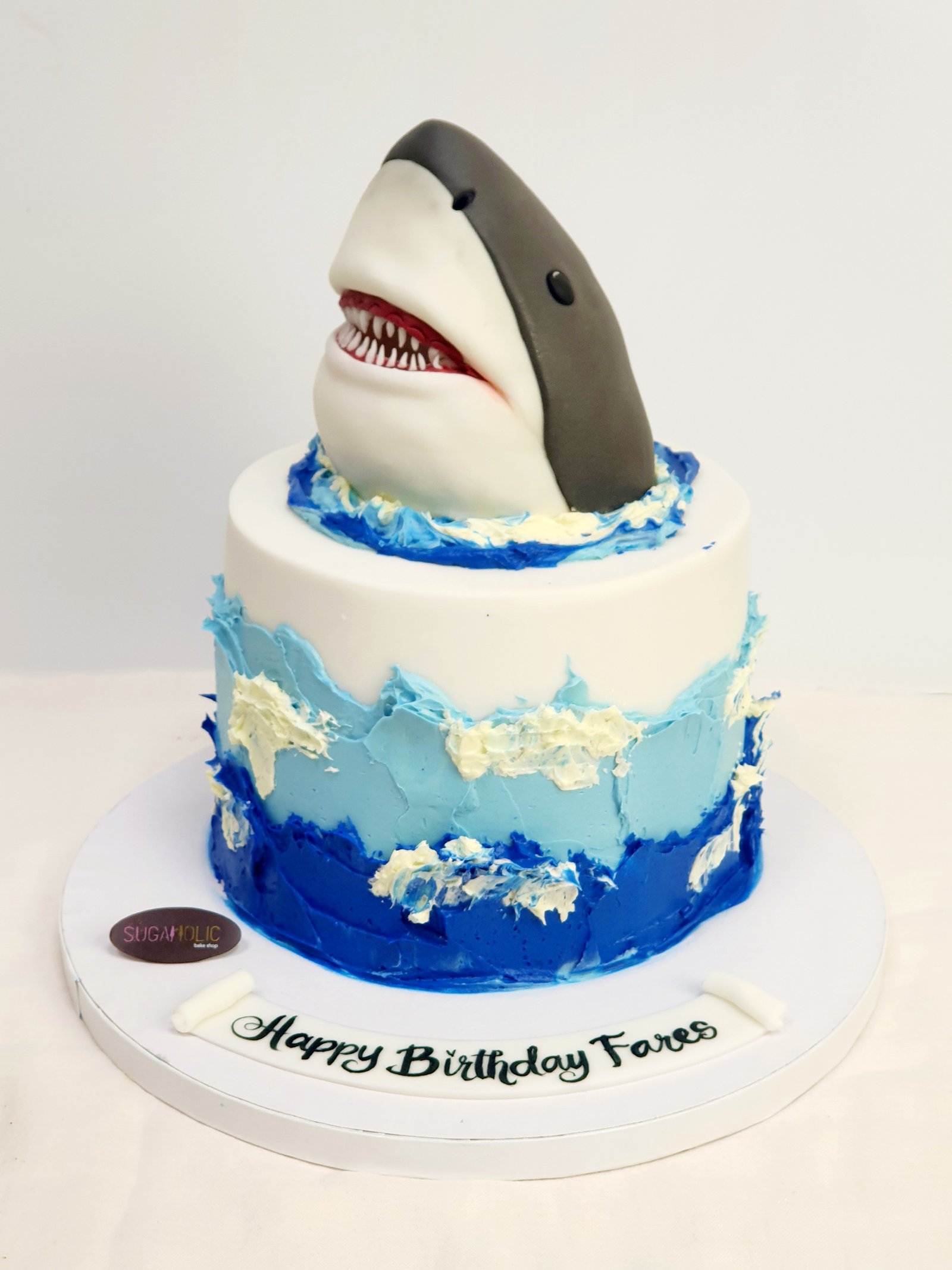 Shark Face Cake