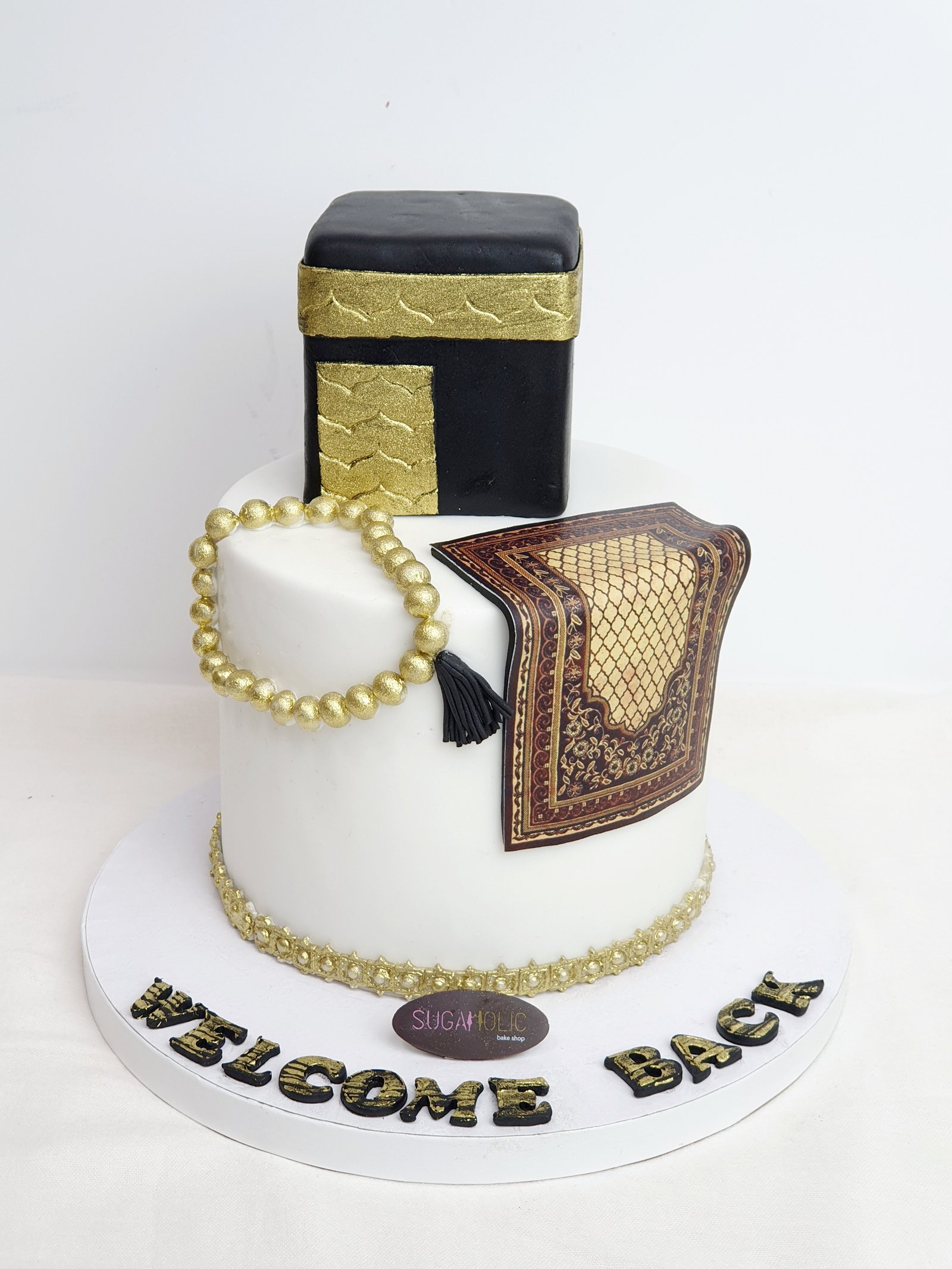 Kaaba with Edible Print Cake