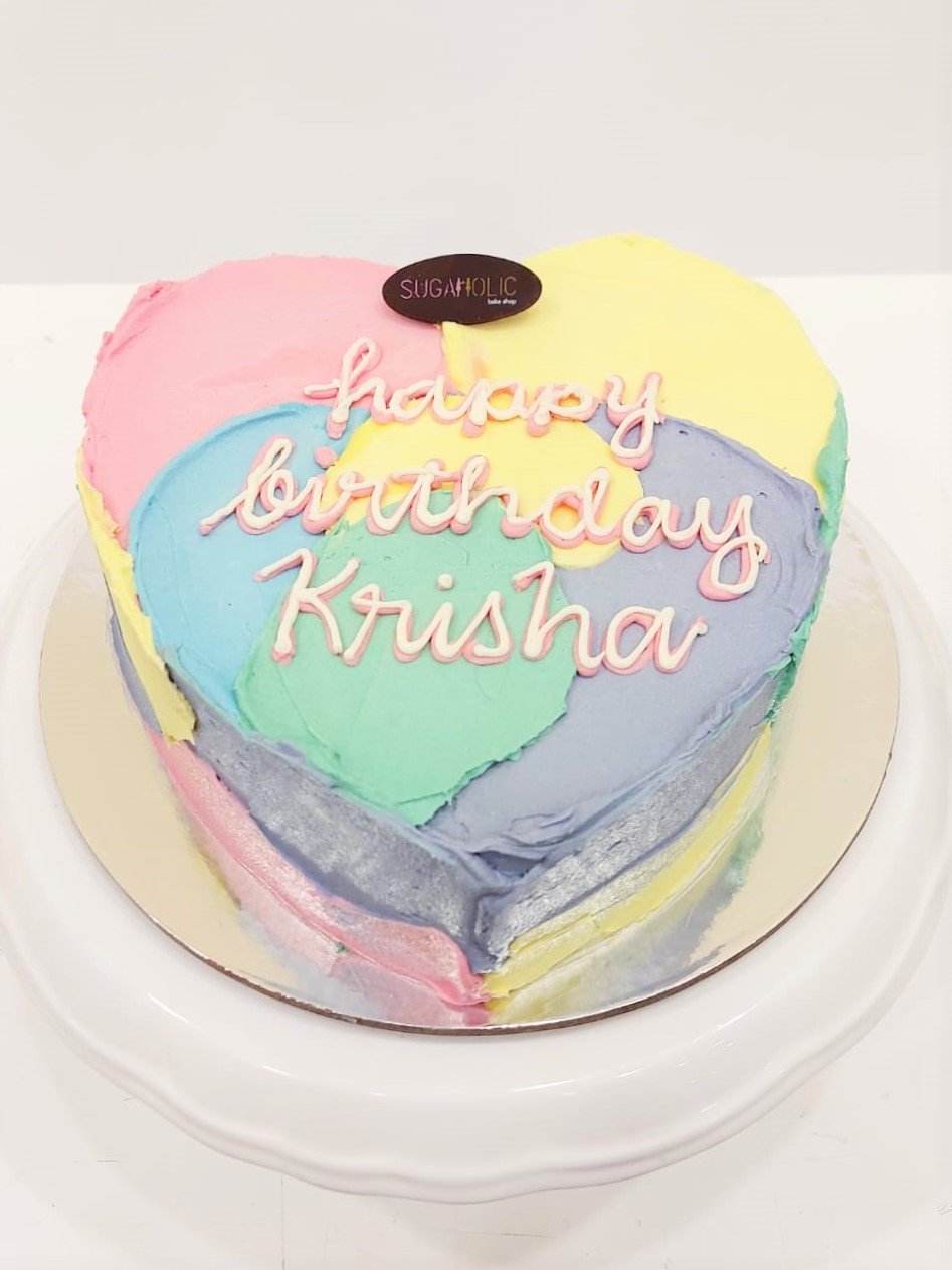 Buttercream Heart Cake