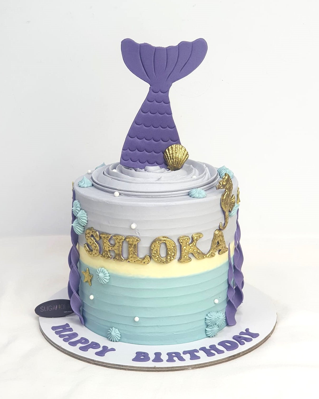 Mermaid Buttercream Cake