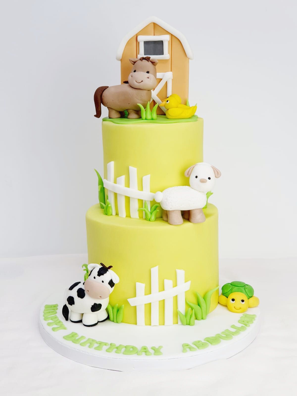 Farm Animal Cake 01