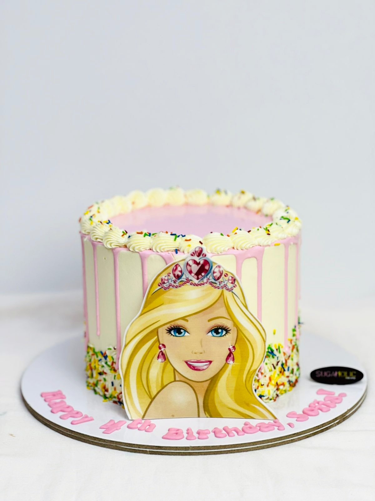 Edible Print Princess Cake