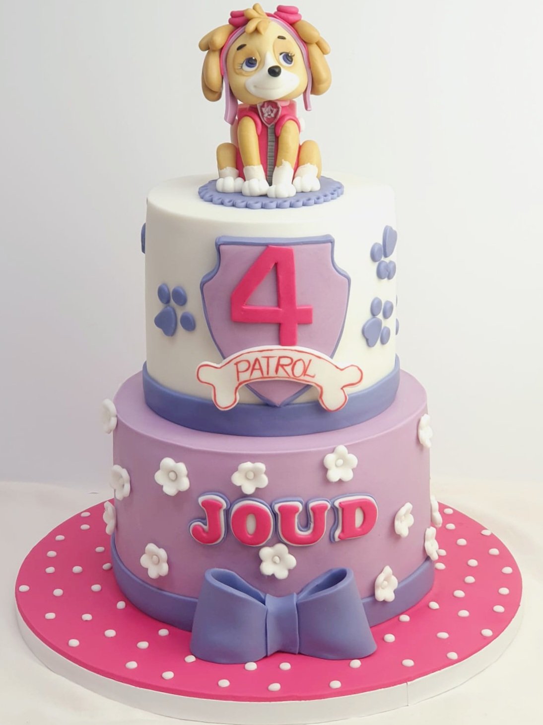 Paw Patrol Cake pink and purple