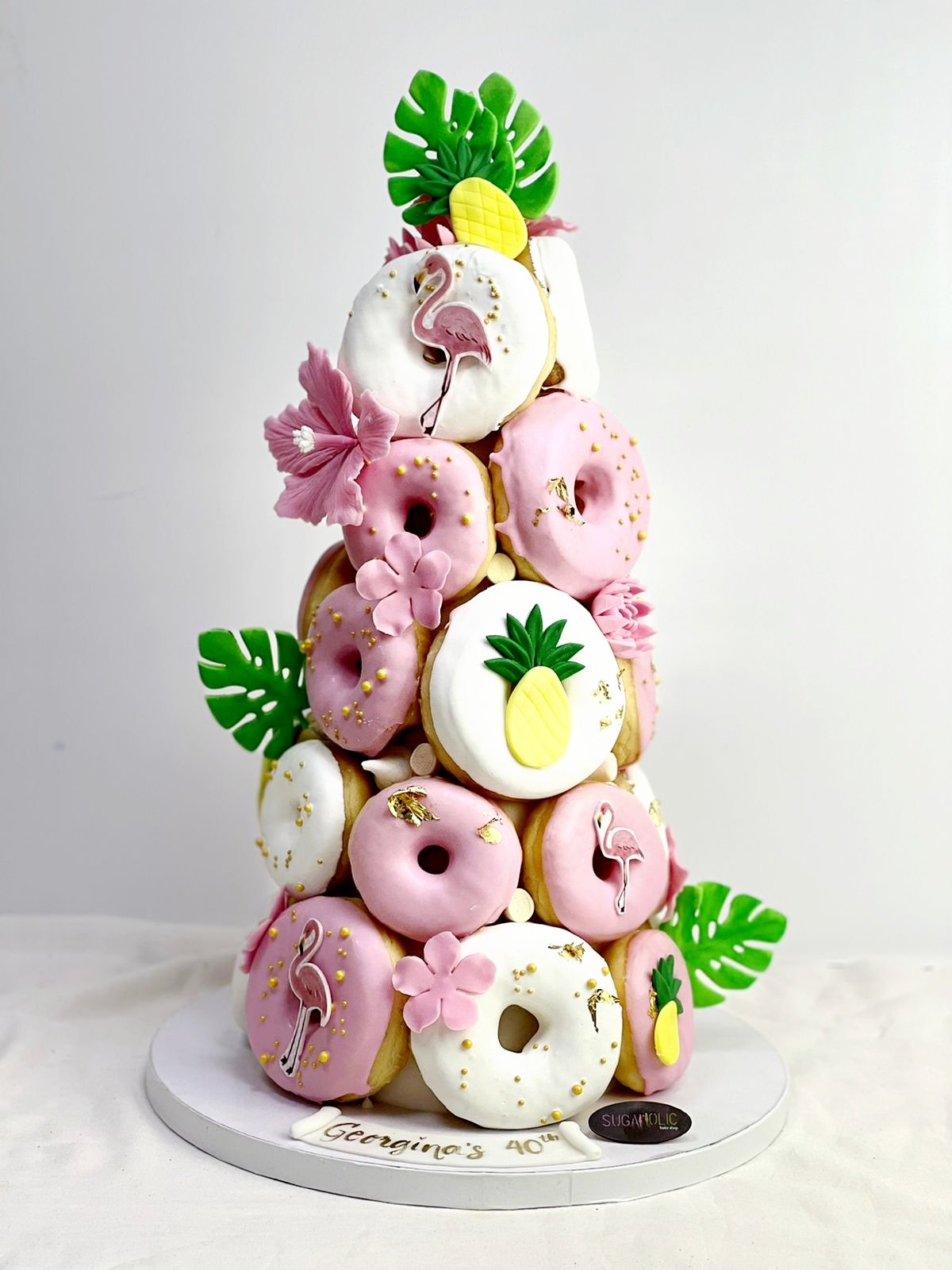 Flamingo Donut Tower
