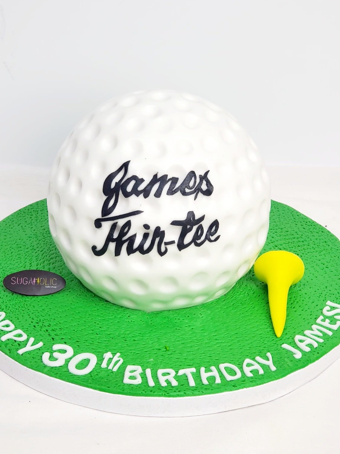 Golf Ball Cake