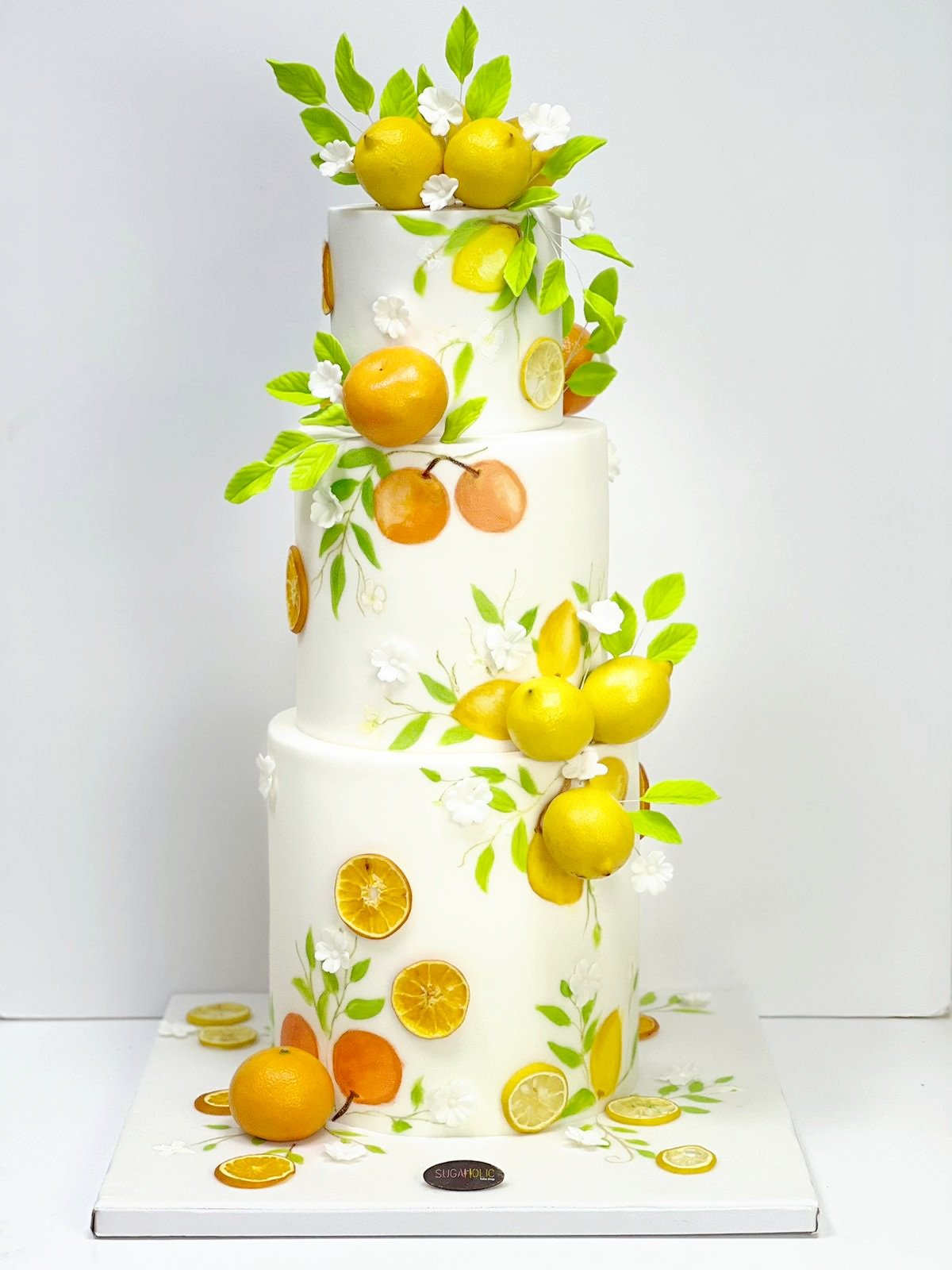 Lemons Theme Cake 
