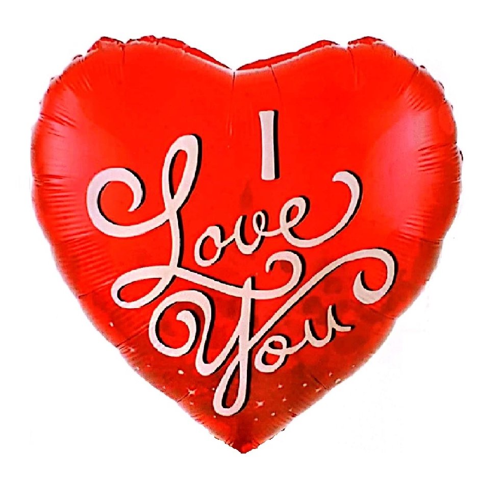 I Love You Red Heart Balloon 3