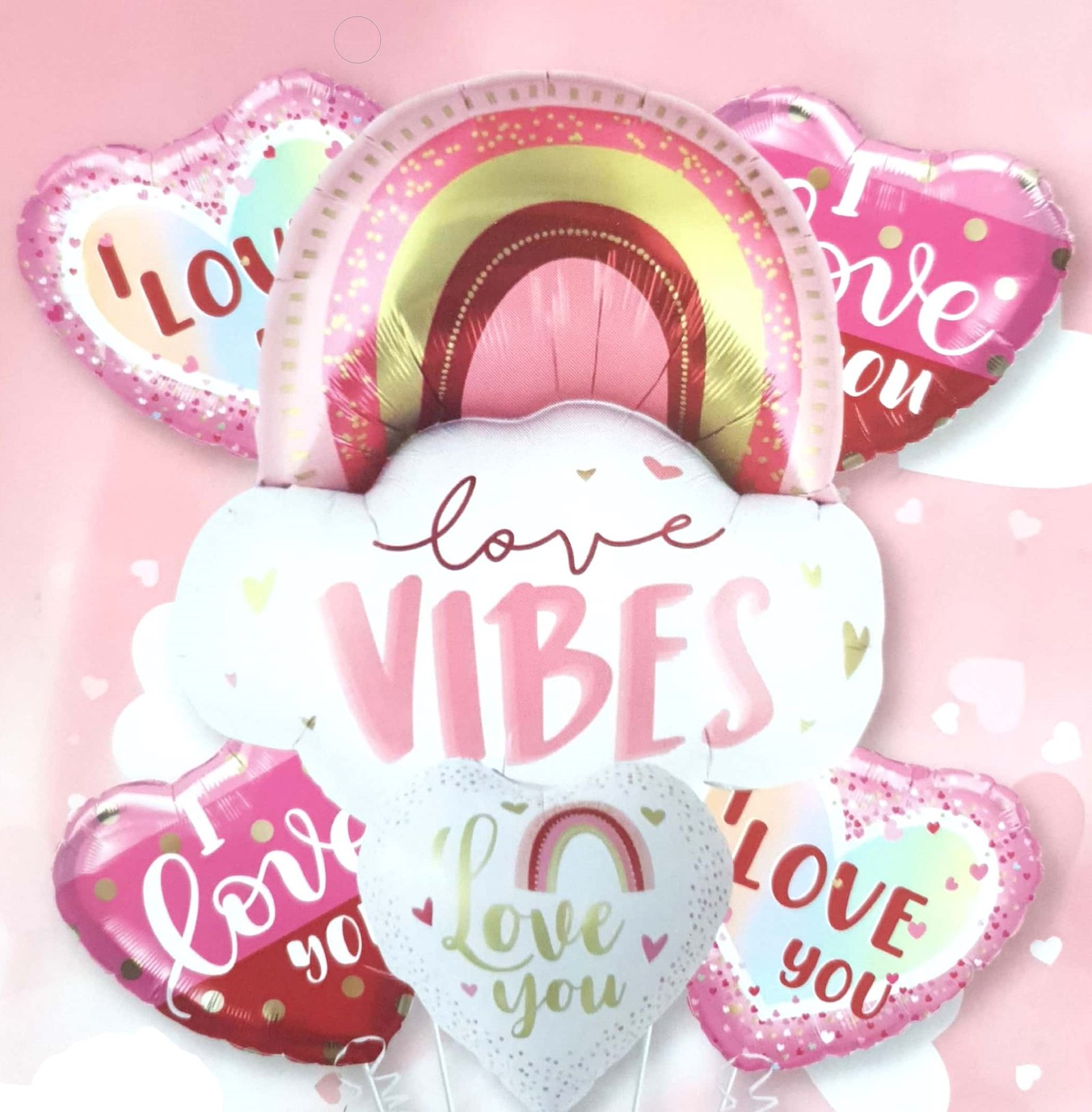 Love Vibe Foil Balloon Set 