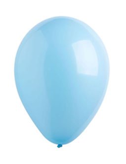 Pastel Blue Standard Latex Balloons