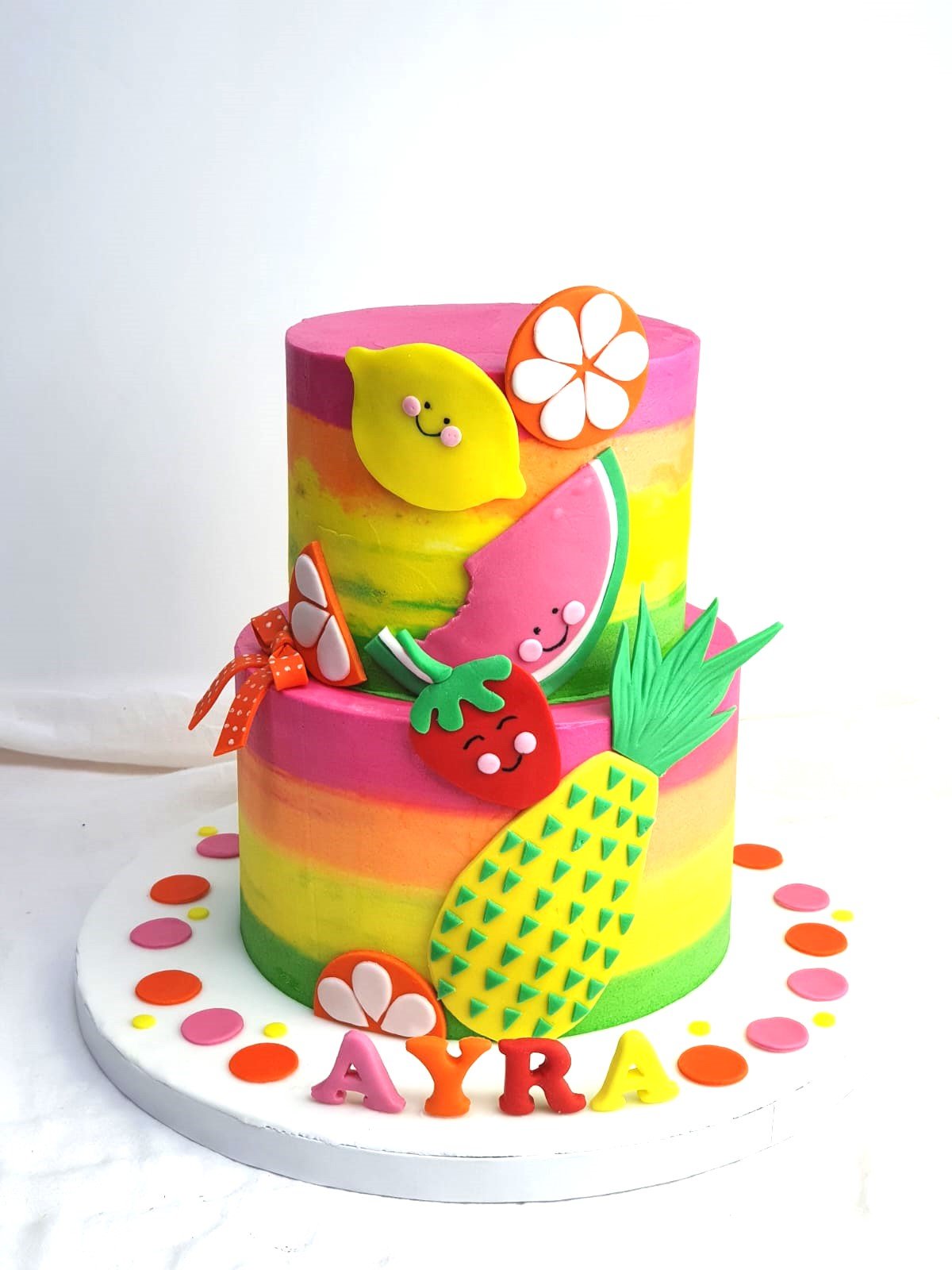 Tutti Frutti Theme Cake 