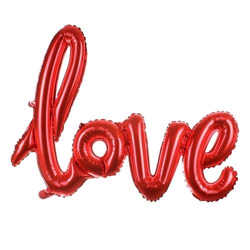 Love shape balloon Red (Air filled only)
