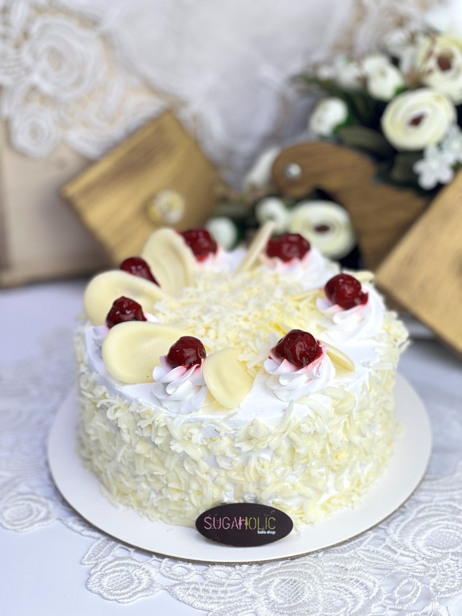 White Forest Cake